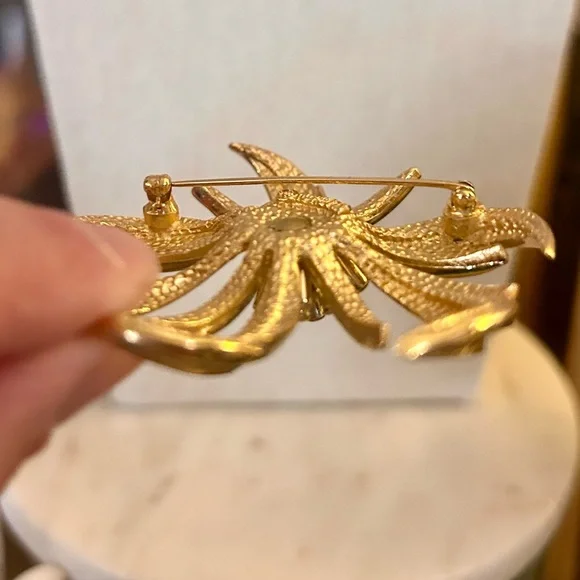 MARBOUX Chrysanthemum Brooch Vintage Marcel Boucher - Picture 8 of 9